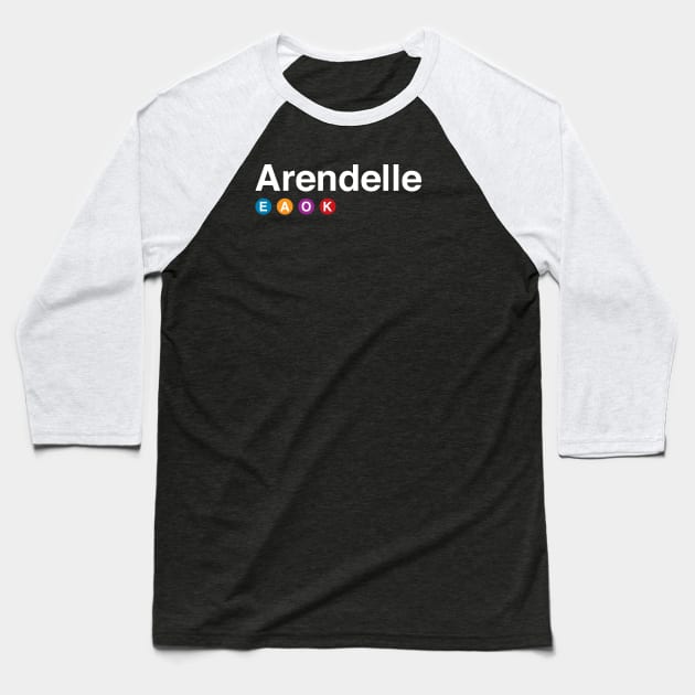 Arendelle Baseball T-Shirt by huckblade